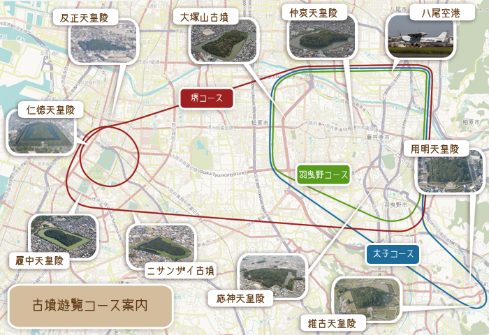古墳遊覧コース